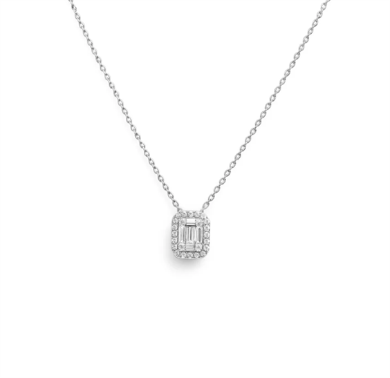 Collar CikOrefice Gioielli Mujer in Plata Cristallo CLBRDMNRETS - CLBRDMNRETS